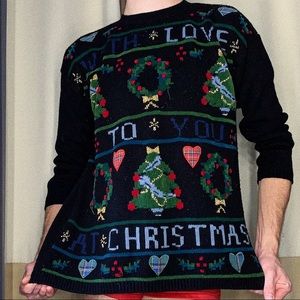 Vintage With Love 2 U Xmas Sweater